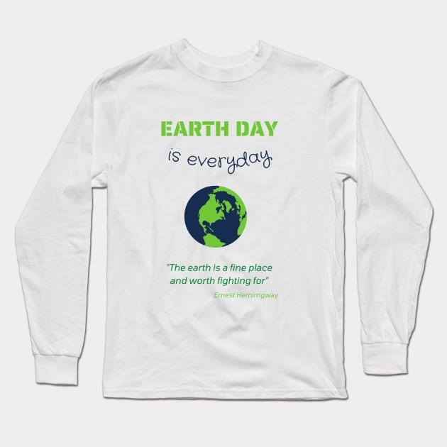 Earth Day Long Sleeve T-Shirt by GOT A FEELING